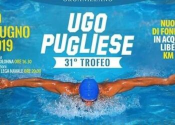 Oggi alle 16.30 la 31^ edizione del Trofeo di Nuoto “Ugo Pugliese” e il 19^ Trofeo “Amare il Mare” a Crotone